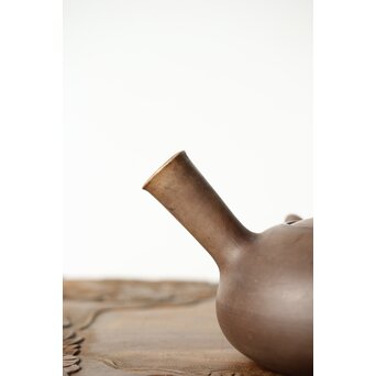 北越尼瀬之造 米和亭 ボーフラ 白泥急須　P417 