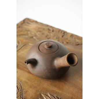 北越尼瀬之造 米和亭 ボーフラ 白泥急須　P417 