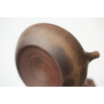 米和亭造 刷毛目 白泥急須　P419 