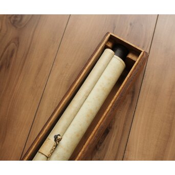 倣 松村景文 見ざる 猿図 紙本軸装　Z438 