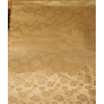 倣 谷文晁 霊芝図 絹本軸装　Z439 