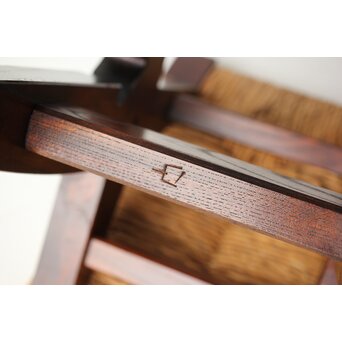 松本民芸家具 ラッシチェアー 222型鞍型スツール 2脚1組　T461 