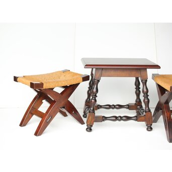 松本民芸家具 B型スツールテーブル サイドテーブル　T462 