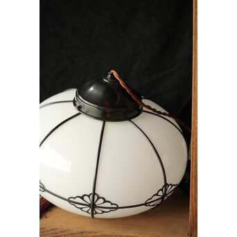 オーバル型菊菱金具電笠　A075 