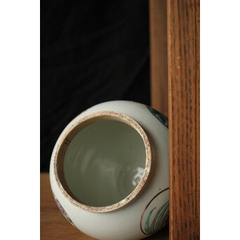 古伊万里色絵 蓋物/茶壺　P421 