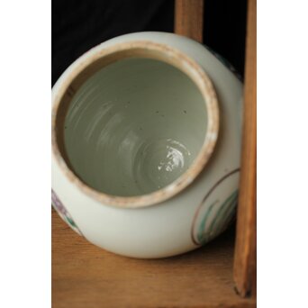 古伊万里色絵 蓋物/茶壺　P421 