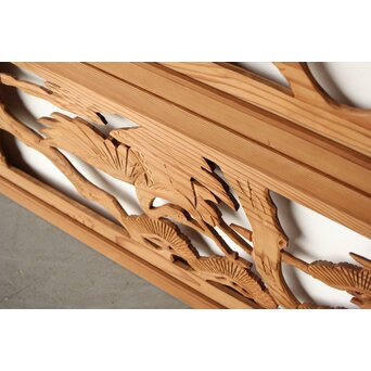 中型木彫欄間 2枚1組　R0340 