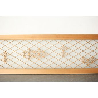 ガラス入 ちらし組子欄間　R0343 