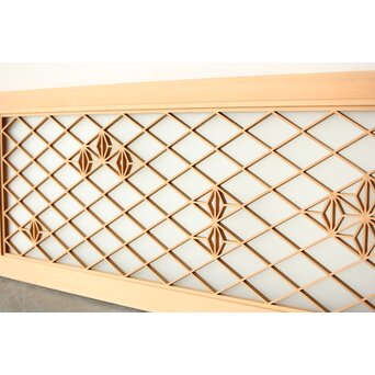 ガラス入 ちらし組子欄間　R0343 