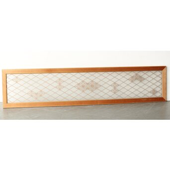 ガラス入 ちらし組子欄間　R0343 背面　ガラス面