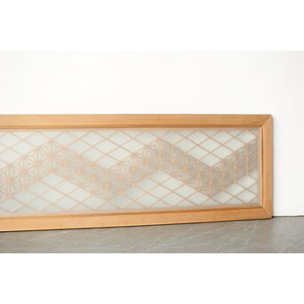 両面ガラス 組子欄間　R0344 