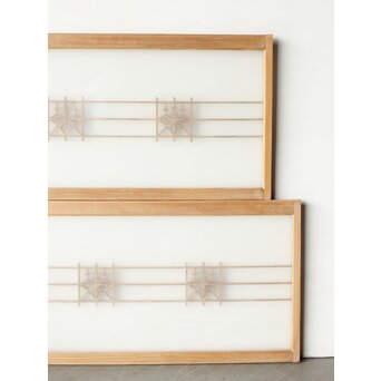 ガラス入 桐組子引戸L 4枚1組　R0348 