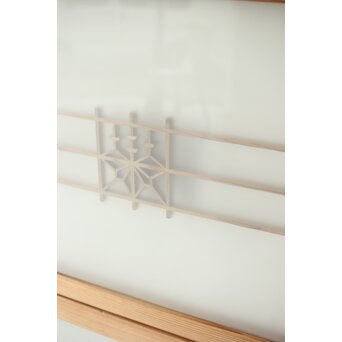 ガラス入 桐組子引戸L 4枚1組　R0348 