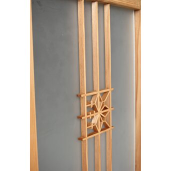 ガラス入 桐組子引戸L 4枚1組　R0348 