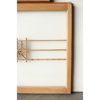 ガラス入 桐組子引戸L 4枚1組　R0348 