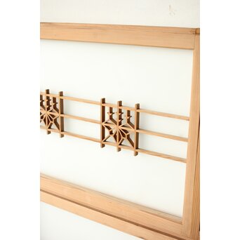 ガラス入 桐組子引戸M 4枚1組　R0349 