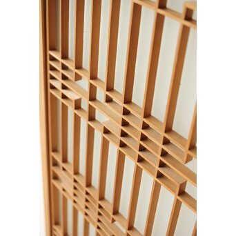 ガラス入 組子書院 4枚1組　R0350 