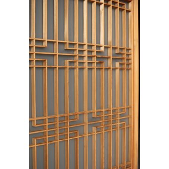 ガラス入 組子書院 4枚1組　R0350 