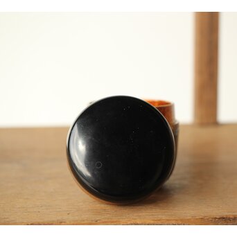 川端近左 蔦ノ細道大棗 内梨地 共箱　Q341 