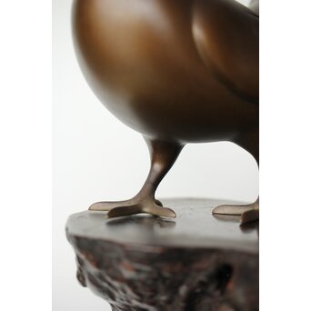 探勝作 孔雀鳩 置物　M380 