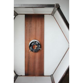 松本民芸家具 六角格子照明電笠　A077 