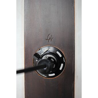 松本民芸家具 六角格子照明電笠　A077 