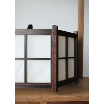 松本民芸家具 六角格子照明電笠　A077 