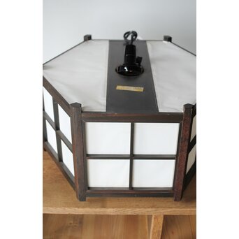 松本民芸家具 六角格子照明電笠　A077 