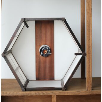 松本民芸家具 六角格子照明電笠　A077 