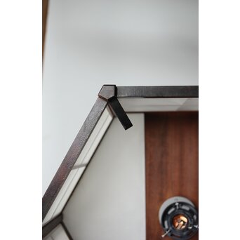 松本民芸家具 六角格子照明電笠　A077 