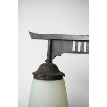 オパール切子シェードのブラケット照明　A078 