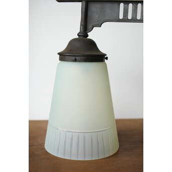 オパール切子シェードのブラケット照明　A078 