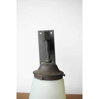 オパール切子シェードのブラケット照明　A078 