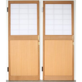 雲龍ワーロン障子 まいら扉ドア 2枚1組　F254 背面