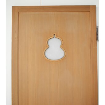 雲竜柄ワーロン障子 瓢箪窓ドア　B1045 