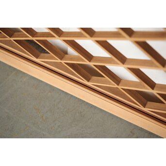 組子欄間　R0354 ガラスの入る溝あり