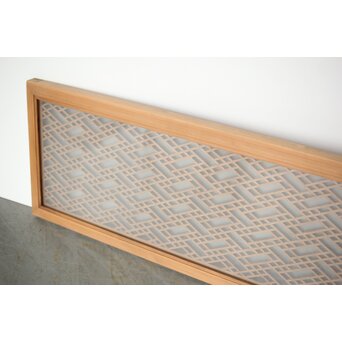 紗綾型くずし組子 ガラス欄間　R0355 