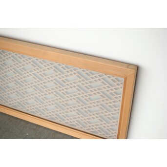 紗綾型くずし組子 ガラス欄間　R0355 