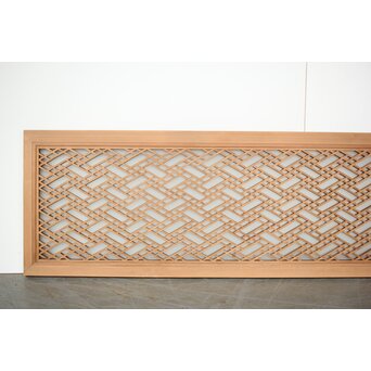 紗綾型くずし組子 ガラス欄間　R0355 