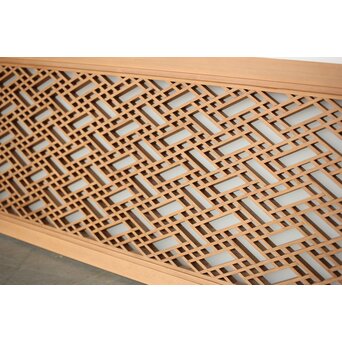 紗綾型くずし組子 ガラス欄間　R0355 