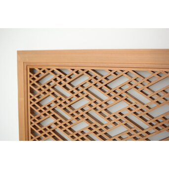 紗綾型くずし組子 ガラス欄間　R0355 