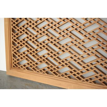 紗綾型くずし組子 ガラス欄間　R0355 