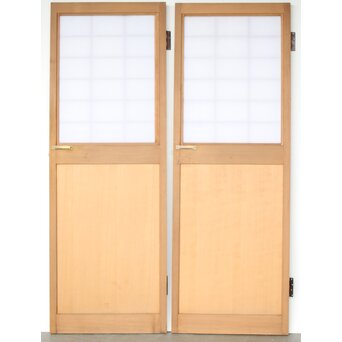 雲龍ワーロン障子 まいら扉ドア 2枚1組　F256 ここから背面