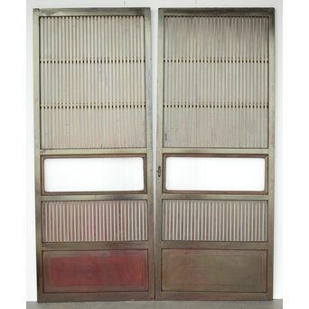 厚塗 細身格子戸 4枚1組　L1103 AB　表