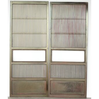 厚塗 細身格子戸 4枚1組　L1103 CD　表