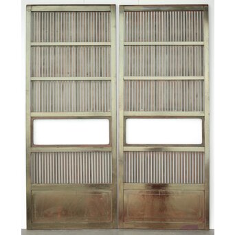 厚塗 細身格子戸 4枚1組　L1103 CD　ウラ