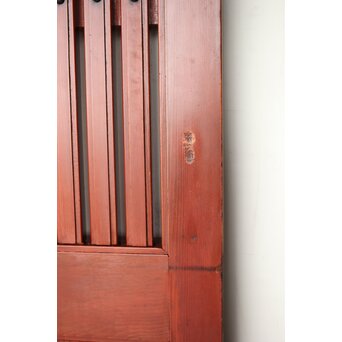 巾着金具 朱格子蔵戸　W118 