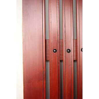 巾着金具 朱格子蔵戸　W118 