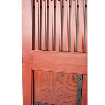 巾着金具 朱格子蔵戸　W118 