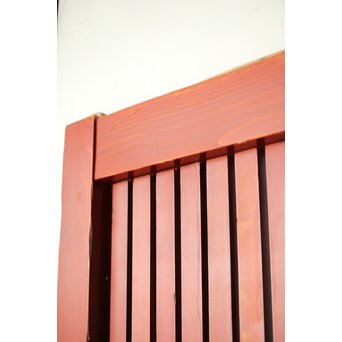 巾着金具 朱格子蔵戸　W118 